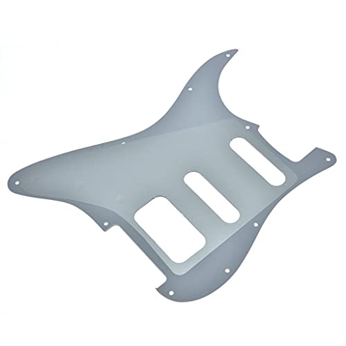 Image of Dopro 11-Hole Strat HSS Guitar Pickguard 3-Screw Humbucking Pickup Mount for American FD Stratocaster White Pearl
