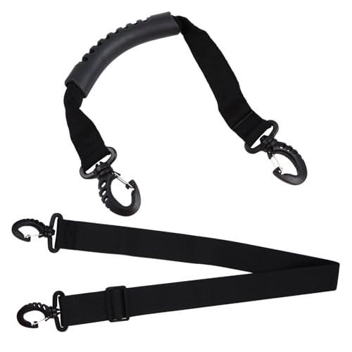 Gogogmee 2-Pack Ski Boot Straps Snowboard Boot Holder Straps for Outdoor Skiing Enthusiasts Nylon Material Shoulder Sling Design for Convenient Transportati