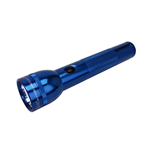 Maglite Heavy-Duty Incandescent 2-Cell D Flashlight, Blue