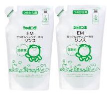 new シャボン玉ＥＭせっけんシャンプー専用リンス（つめかえ用） 420ml　２個セットのサムネイル