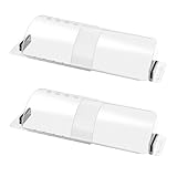 CH24Globall 2-Pack Air Vent Deflector 8.5 to15.5 Inches, Aerospace-Grade Plastic (5-Meter Drop Resistant), 200% Stronger Magnetic AC/Heat Vent Covers (-35°F to 284°F) for Ceiling/Floor/Wall Registers