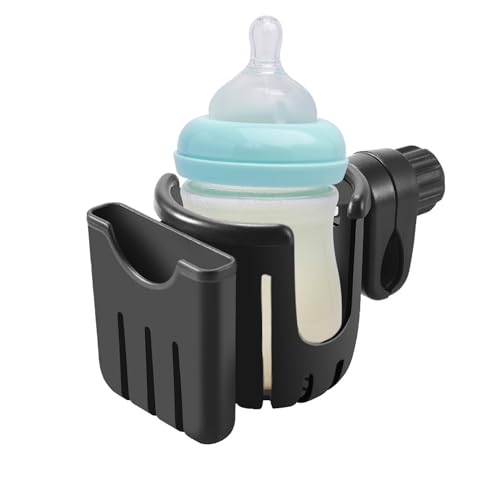 1 Stück Wasserbecherhalter, Kinderwagen-Getränkehalter, Kinderwagen-Universal-Getränkehalter, Fahrradzubehör, Multifunktionaler Wasserflaschenhalter, Geeignet für Kinderwagen, Fahrräder, Rollstühle