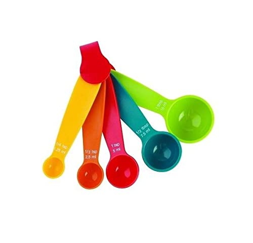 LEPE Plastic Measuring Spoons Set of 5
