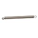 sourcing map 5 Stk. 0,5mmx4mmx60mm 304 Edelstahl Zugfedern Silber