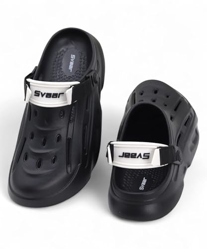 Image of SVAAR Designer Clogs, Lightweight Sandals with Adjustable Back Strap for Men