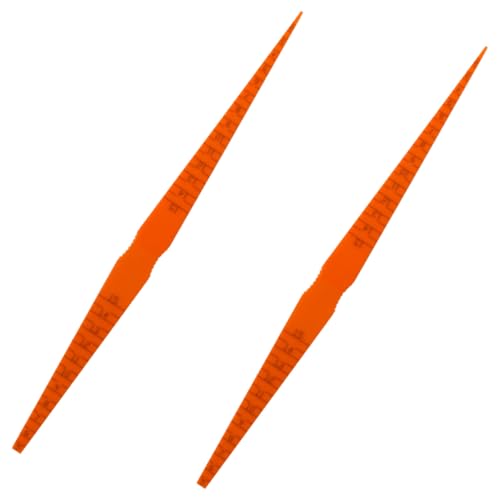 UHANBUT Car Door Panel Gap Alignment Gauge, Plastic Snake Ruler Vehicles Body Measuring Positioning Alignment Tool, Tapered Feeler Tools Accessories for Most Cars (2PCS)