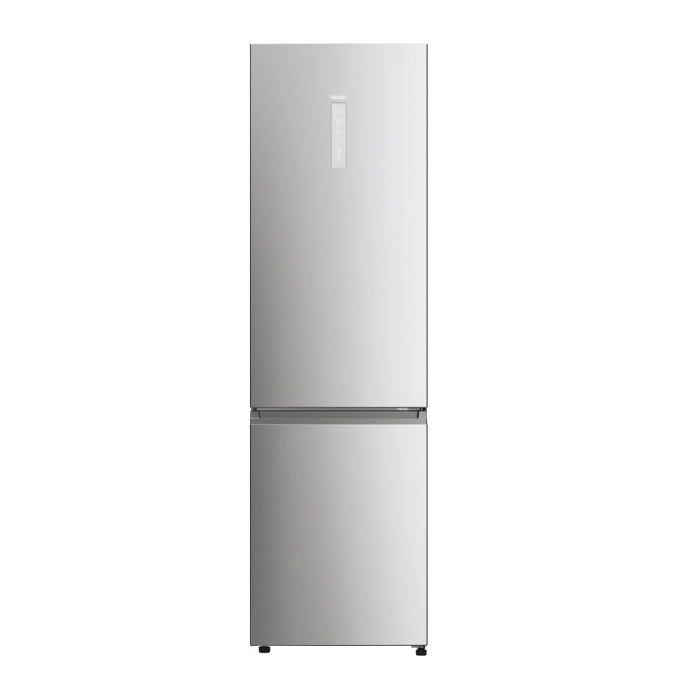 Haier HDPW7620AANPK - Frigorifero combinato, 409 Litri, No Frost, Inox, Classe energetica A