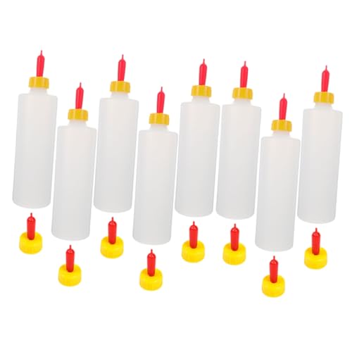 Toddmomy 1 Juego Botellas de Alimentación para Corderos Biberones Reutilizables Tetinas Reemplazables para Ganado Casa o