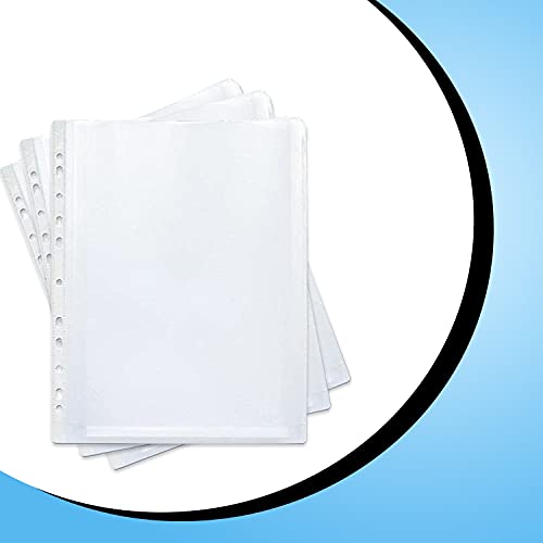 Fundas perforadas A4 transparente cristal resistentes de 50 micras pack 1000 2
