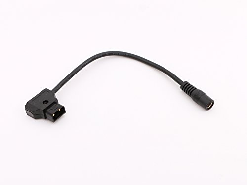 Cable D-Tap a DC hembra 5,5x2,1 mm de 15 cm para alimentar monitores y focos de fotografía