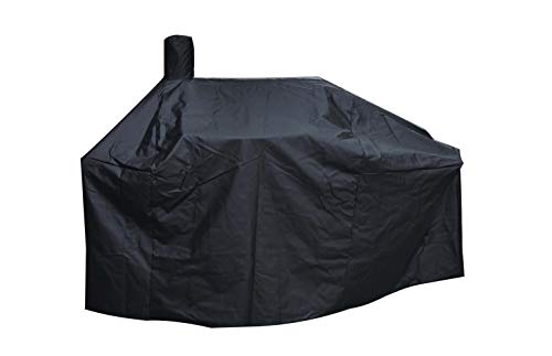 Image of Smoker Grill Cover Sized for Char-Griller Charcoal Grill 2190 and 2197 Heavy Duty Waterproof Patio 600D Canvas Barbeque BBQ Grill Cover G21623