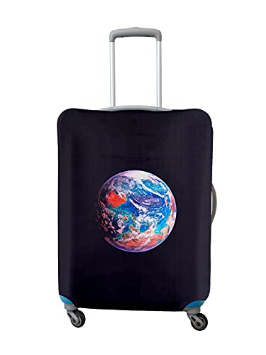 Image of Cortina Luggage Cover Trolley Travel Covers Washable Dust Proof Anti-Scratch Suitcase Protector, Large-Black