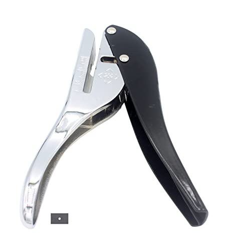 Kucaa Perforadora redonda de metal resistente de 5/64 pulgadas, 2 mm, para tarjetas de identificación, tarjetas de PVC, fotos