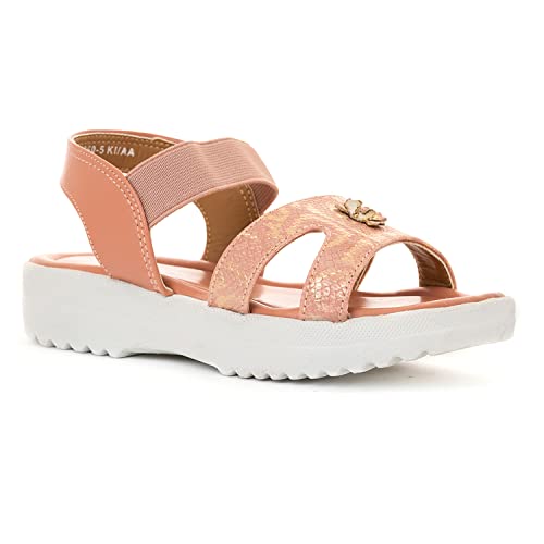 Image of Khadim's Adrianna Flat Platform Slingback Sandal for Girls (4.5-12 yrs)