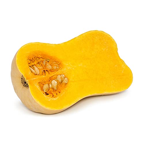 Amae Butternut Pumpkin half-cut (500g) - Handpicked - Chilled Brown skin with orange-yellow flesh