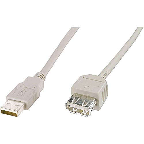 DIGITUS USB 2.0 Verlängerungskabel 1 8 m USB-A Stecker zu Buchse