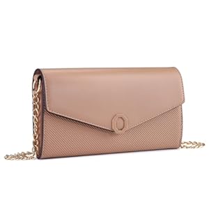 BAIGIO Kleine Umhängetasche Damen Crossbody Bag PU-Leder Handytasche zum Umhängen Schultertasche Elegant Clutch Handtasche Kette-Tasche Damentaschen Abendtasche mit Kartenfach
