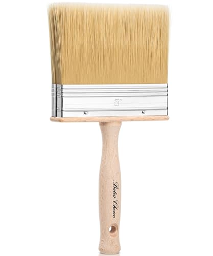 Bates Deck Stain Brush, 5-Inch Wooden Handle
