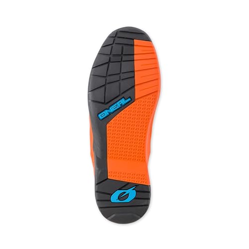 O'NEAL Motocross Stiefel RMX Boot EU I Enduro Motorrad I Ergonomische Motorradschuhe Herren & Damen mit Anti-Rutsch Sohle I Schwarz-Orange I Größe 44