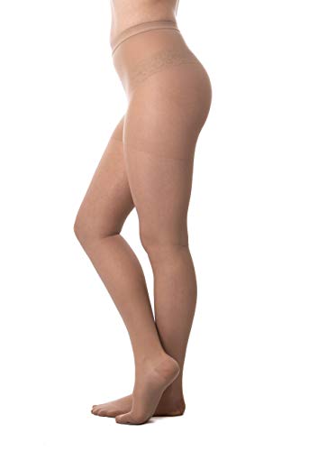 Image of Medicella Closed Toe Compression Pantyhose for Women 15-20 mmHg Medical Quality