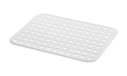 リッチェル シンクマット ホワイト 44.9×33.3×0.6cm シェリー 抗菌加工