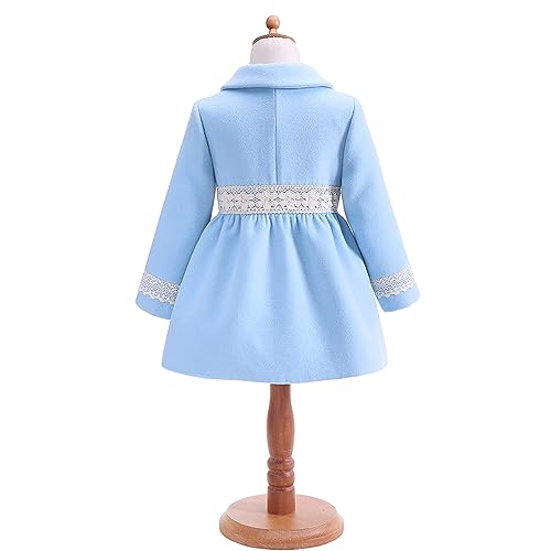 Pettigirl Girl Winter Blue Warm Fall Dress Coat Kids Toddler Casual Jacket Clothing Size 2 3 4 5 6 7 8 9 10 11 122