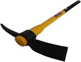 Mighty Pick Mattock 5lb Steel Head +Heavy Duty Fibreglass Handle shaft 90cm- 36in