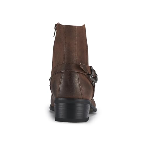 Image of Ferro Aldo Men's Western Boot Collection | Casual & Dress Ankle Boots in Cowboy, Chelsea, & Biker Styles for Men