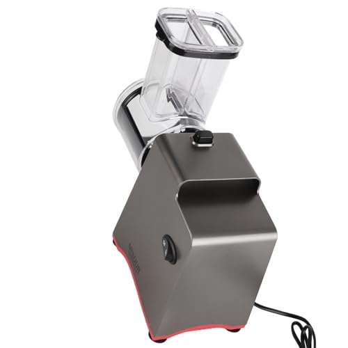 Akozon Cortador de Vegetales Eléctricos Akozon 500W con 5 Cuchillas de Acero Menos de Acero Ralladoras Eléctricas y Ensaladas de Queso Eléctrico para Facilitar la Preparación de Alimentos