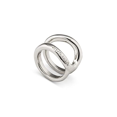 UNO de 50 - Anillo Colección China para Mujer, Plata 925, Color Plata, Talla 21, Fabricado en España