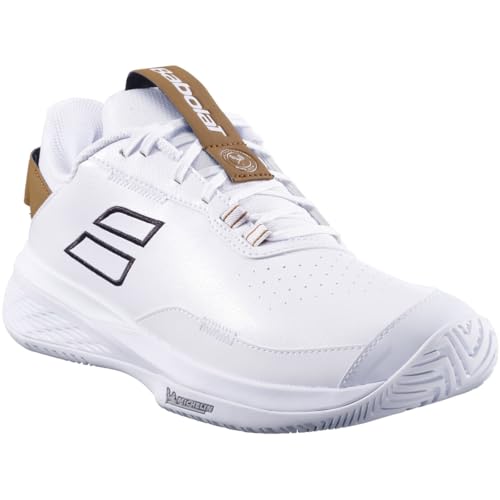 Babolat Men's SFX Evo All Court Wimbledon Limited Edition Tennis Shoes (White/After Dark)2