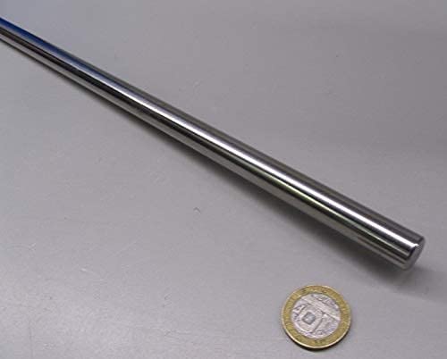52100 Alloy Steel Hardened Precision Shaft 13mm Diameter x 1000mm Long 1 pc