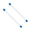Mcbazel 2-Pack 12 Pin Power Button Flex Ribbon Cable Charging Board Flex Cable Replacement for PS4 Controller