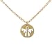 Produktbild DAHEIM Halskette Münchener Kindl - filigrane Kette für Damen und Frauen, Heimat-Schmuck München aus Edelstahl (vergoldet) DHK285