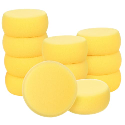 HAMPPLIES 36 piezas Esponjas Faciales Redondas Unidades Suaves y Reutilizables para Tipo de Almohadillas Absorbentes para Limpieza y Maquillaje Esponjas Cosméticas Versátiles