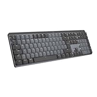 Logitech MX Mechanical Tastiera Retroilluminata Wireless, Bluetooth, USB-C, Layout US Int QWERTY,...
