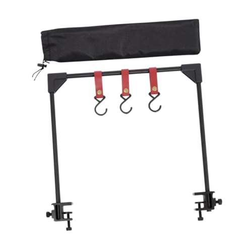Mikikit Detachable Camping Rack Compact Picnic Storage Outdoor Hanger for Camping Gear Storage