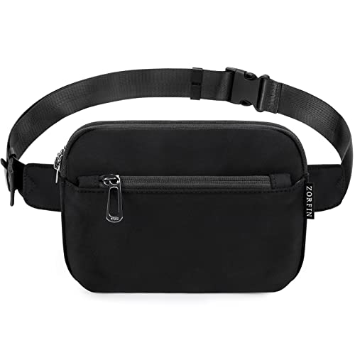 ZORFIN 4 Pocket Belt Bag (Adjustable Strap)
