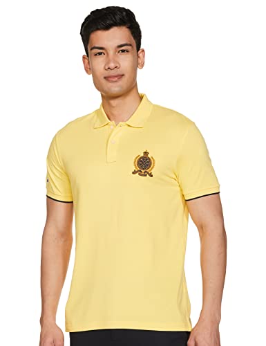 Image of Max Men Cotton Number Sleeve Slim Fit Polo