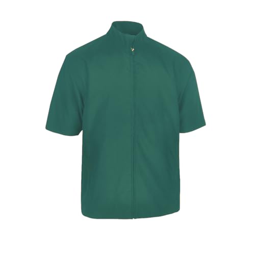 Monterey Club Men's Wing Collar Water Resistant Short Sleeve Sport Windbreaker #3977