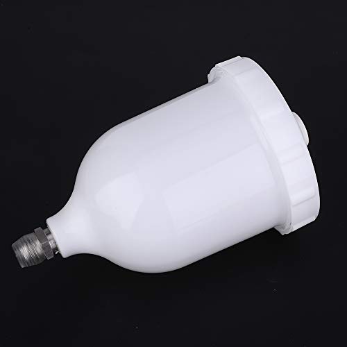 Image of Qqmora 600ml Spray Gun Pot Feed Plastic Paint Cup for Pro Pri FLG sri pots Cup 20x11x11, Spray Paint Gun