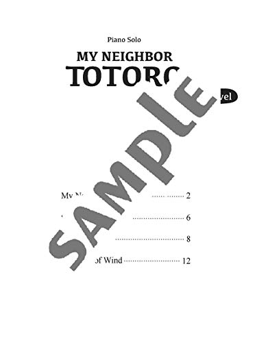MY NEIGHBOR TOTORO - 4 TITRES MON VOISIN TOTORO- PIANO - NIVEAU FACILE - STUDIO GHIBLI