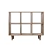 Regał Drewniana półka na książki Salon Storage Lattice Cabinet Display Regał podłogi z nogami .Półki do przechowywania regałów. (Color : A, Size : Rectangle)