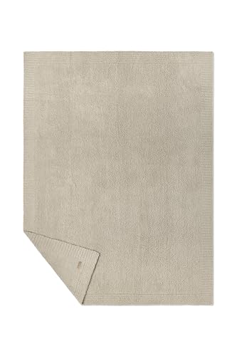 Image of Barefoot Dreams CozyChic Throw, Linen, 54 inchx72 inch