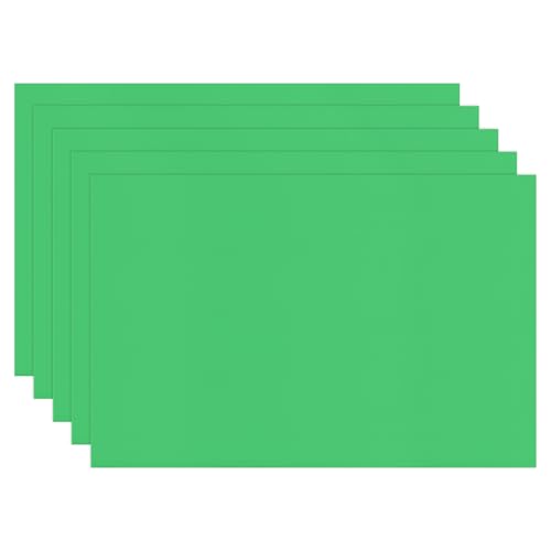 Image of M METERXITY 5-Pack Corrugated Plastic Sheets, 12 Inch x 16 Inch Waterproof Blank Corrugated Poster Board Yard Signs for Garage Sale /Office /Classroom /Party /Lawn Sign Road [3mm Thick, Green]