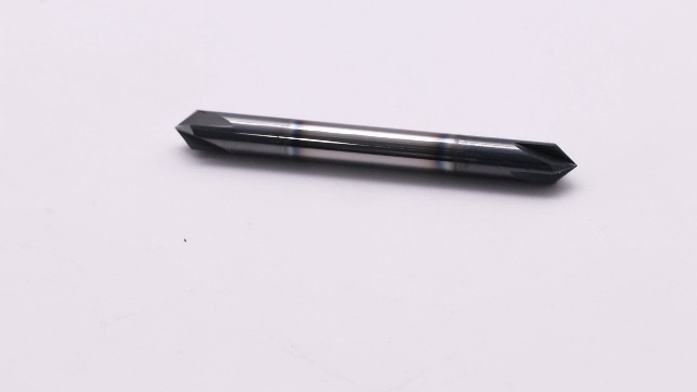 Image of 1 /4 inch 4 Flute 90 Double End Solid Carbide Chamfer End Mill - AlTiN Coated | 90 Chamfer Angle, V Groove Router, 1 /4 inch Shank 2-1 /2 inch OAL For Milling Wood, Alloy Steel, Carbon Steel, Cast Iron, Copper