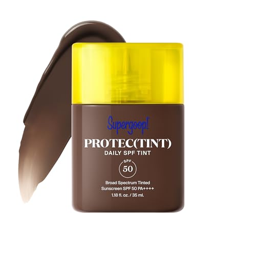 Supergoop! Protec(tint) Daily Skin Tint SPF 50 - 58W - Light, Buildable Coverage for Immediately Smooth, Even-Looking Skin - Natural Finish