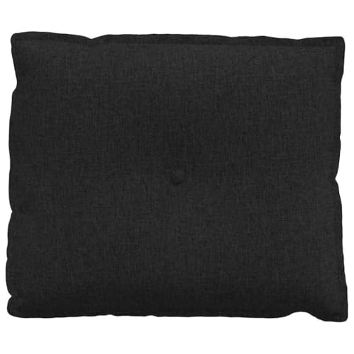 Coussin de dossier noir lavable pour optimiser le confort du salon