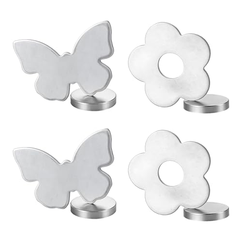 Juego de 4 pesos para cortinas de ventana, fijadores de hierro, imanes decorativos para cortinas, decoración de baño, accesorios de ventana con imán de hierro