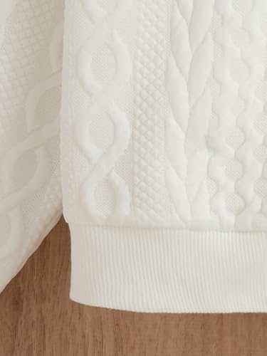 Girls Long Sleeve Hoodie Jacket Zip Up Threaded Coat Fall Winter Outerwear4